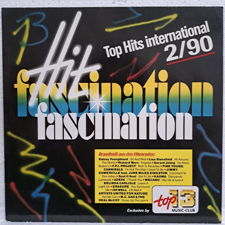 Hit Fascination 2/90 Disc VINIL LP VG+ MC Sar & The Real McCoy, Sydney Youngblood, Adeva, kaoma, Richard Marx, Jimmy Somerville, Lisa Stansfield ... (repostat)