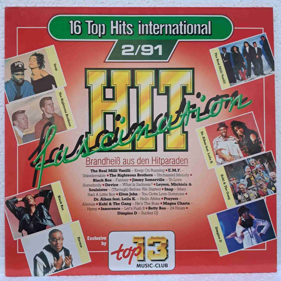 Hit Fascination 2/91 - Elton John, Black Box, Dr. Alban, Innocence - Disc Vinil LP EX