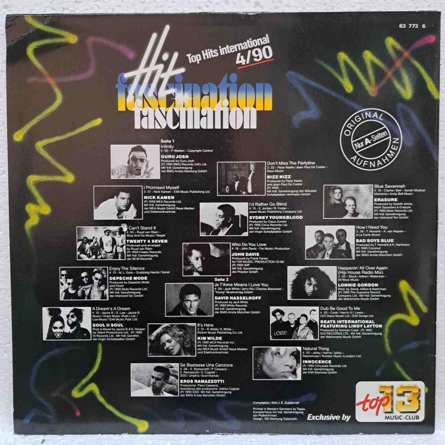 Hit Fascination 4/90 - Disc Vinil LP VG+ (lotG)