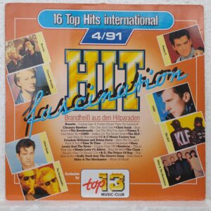 Hit Fascination 491 Disc VINIL LP VG+ Roxette - Timmy T - The KLF - OMD - C + C Music Factory - Chris Isaak - B.G. The Prince Of Rap - (3) Hit Fascination 4/91 Disc VINIL LP VG+ Roxette - Timmy T - The KLF - OMD - C + C Music Factory - Chris Isaak - B.G. The Prince Of Rap -