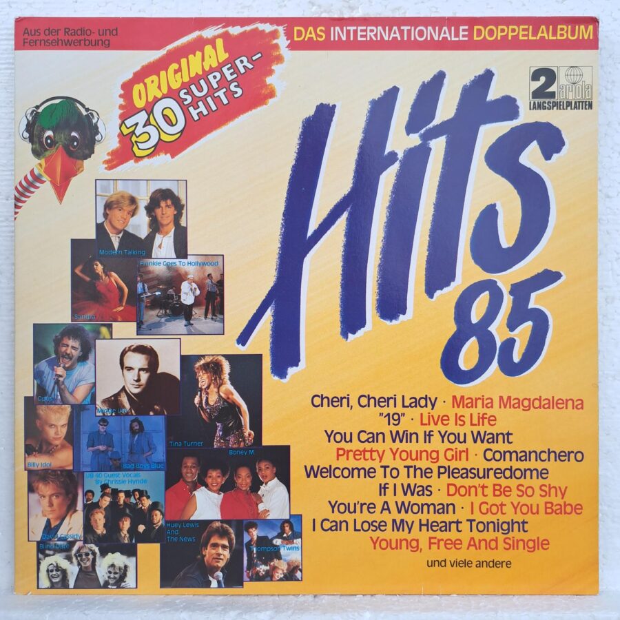 Hits 85 • Das Internationale Doppelalbum Disc VINIL LP VG+ (box5) Modern Talking Hits 85 • Das Internationale - Modern Talking, Sandra, Bad Boys Blue, C.C. Catch, UB 40 - Disc VINIL 2LP EX