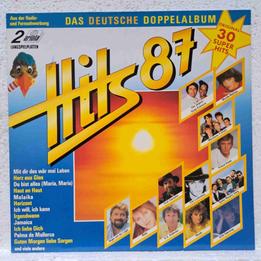 Hits '87 – Andy Borg, Nicki, G. G. Anderson, Andreas Martin, Chris Wolff – Disc Vinil 2LP VG+ (lotI) - 303 153