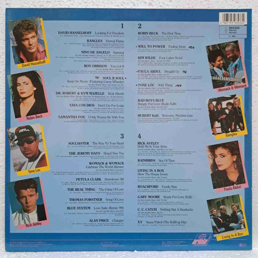 Hot And Fresh – Bad Boys Blue, C.C. Catch, Vaya Con Dios, Nino De Angelo, David Hasselhoff – Disc Vinil 2LP VG VG+ (lotH) - 303 533