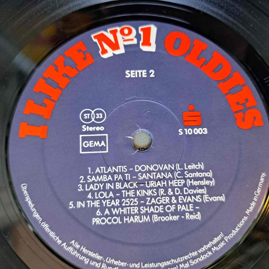 I Like No1 Oldies – Jethro Tull, Deep Purple, Donovan, Santana, Uriah Heep – Disc Vinil LP VG VG+ (lotH) - S 10 003