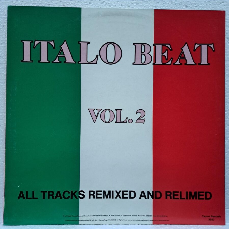 Italo Beat Vol. 2 – Disc Vinil LP VG+ (lotE) - Alan Barry, Koto, The Nasty Boys, Radiorama, Albert One, Blue