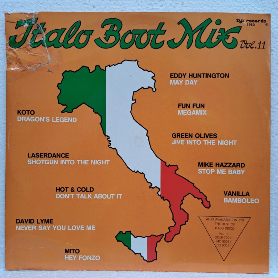 Italo Boot Mix Vol. 11 XI Disc VINIL LP VG VG+ (box6) Koto, David Lyme, Eddy Huntington, Laserdance, Mito ...