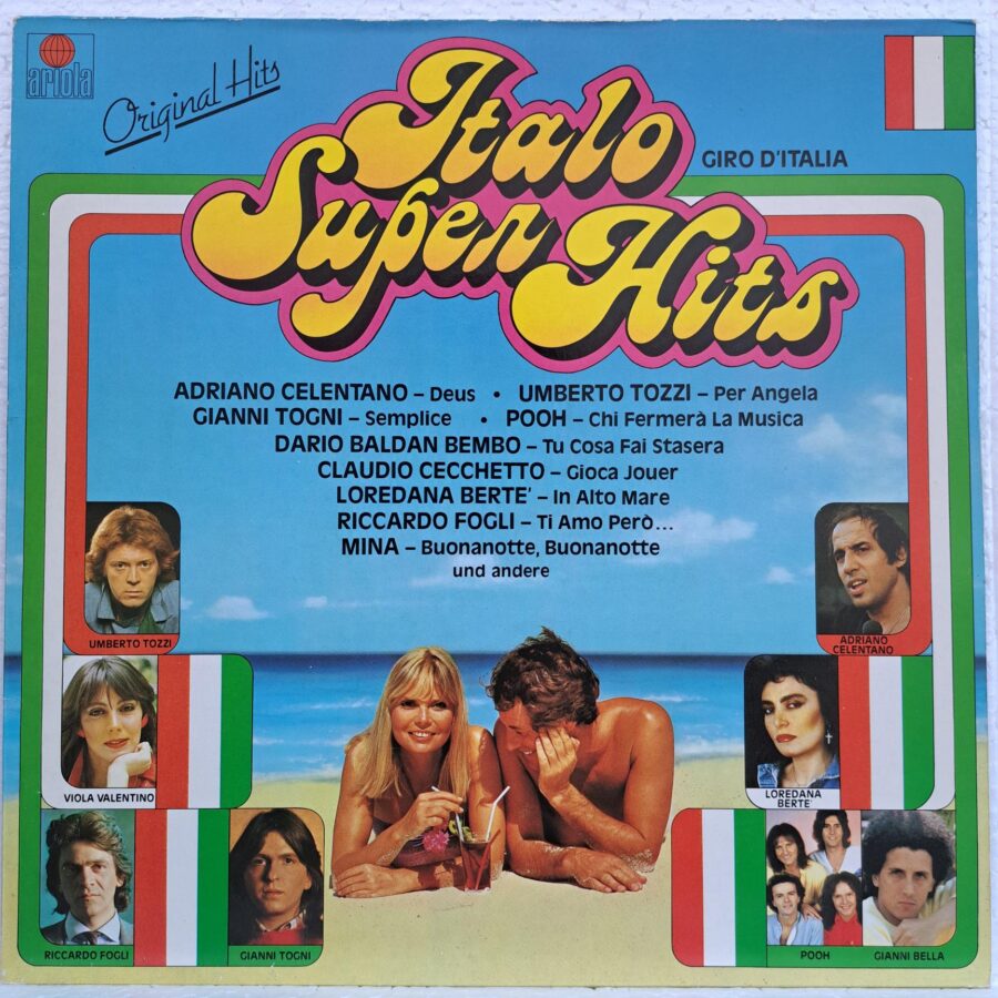Italo Super Hits Adriano Celentano - Viola Valentino - Mina - Umberto Tozzi - Gianni Bella Disc VINIL LP VG+ ...