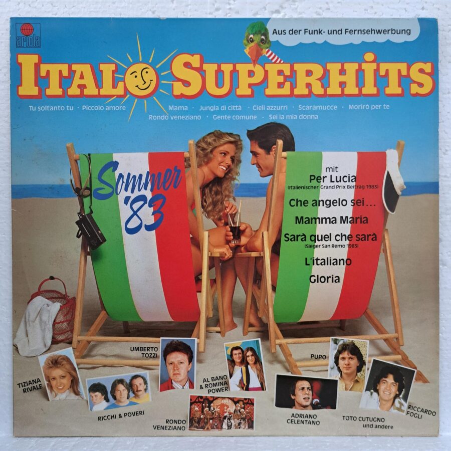 Italo Superhits Sommer '83 Disc VINIL LP VG VG+ Rondo Veneziano - Pupo - Al Bano & Romina Power - Adriano Celentano - Ricchi & Poveri – Riccardo Fogli - Toto Cutugno (repostat)