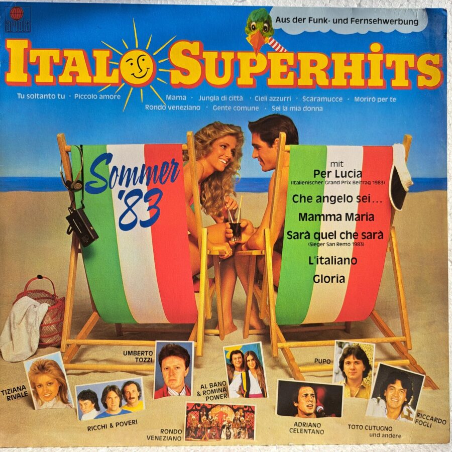 Italo Superhits Sommer '83 Disc VINIL LP VG VG+ Toto Cutugno, Ricchi E Poveri, Al Bano & Romina Power, Pupo, Adriano Celentano, Rondo Veneziano, Pupo ...