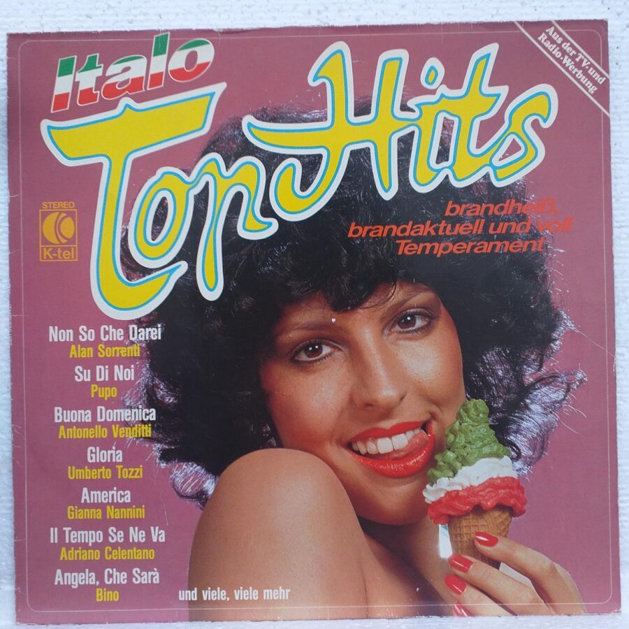Italo Top Hits Disc VINIL LP VG VG+ (R) compilatie Umberto Tozzi, Gianna Nannini, Bino, Toto Cutugno, Drupi, Adriano Celentano Adriano Celentano (R)