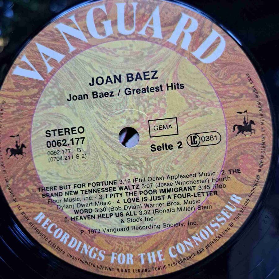 Joan Baez – HitsGreatest & Others – Disc Vinil LP VG+ (lotI)