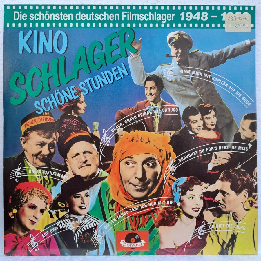 Kino Schlager Schöne Stunden - Die Schönsten Deutschen Filmschlager 1948-1953 Disc VINIL 2LP VG+