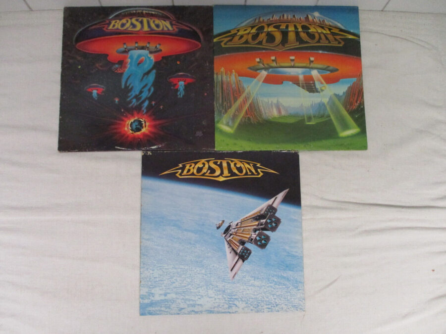 LOT 3 Disc Vinil LP VG- VG VG+ Boston