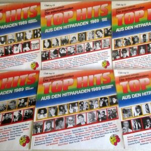 LOT 6 DISC Vinil LP VG VG+ Top Hits 1989 Roxette LOT 6 DISC Vinil LP VG VG+ Top Hits 1989 Roxette, Bee Gees, Milli Vanilli, Alan Price, Samantha Fox, Smokie, Sandra