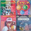 Lot Compilatii 4 bucati Italiana 50 non stop disco megamix Disc VINIL LP VG VG+ (7) Al Bano Romina Power Ricchi e Poveri - Pupo - Alice - Blondie - Ottawan- Toto - Black - Bangels - Nina Simone - New Order ...