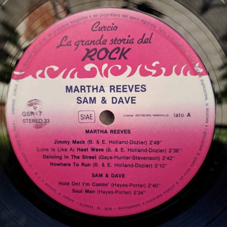 Martha Reeves / Sam & Dave / The Association Disc VINIL LP VG+ (box8)