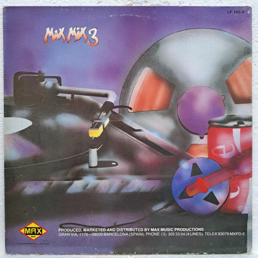 Max Mix 3 MAXMIX (El Tercer Megamix Espanol) Disc VINIL LP VG (box5) (3) Max Mix 3 MAXMIX (El Tercer Megamix Espanol) Disc VINIL LP EX