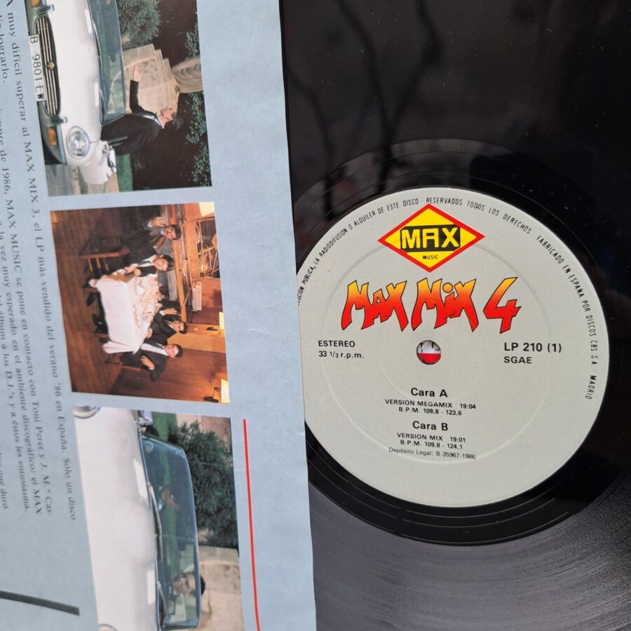 Max Mix 4 Disc VINIL LP VG+ (box5)