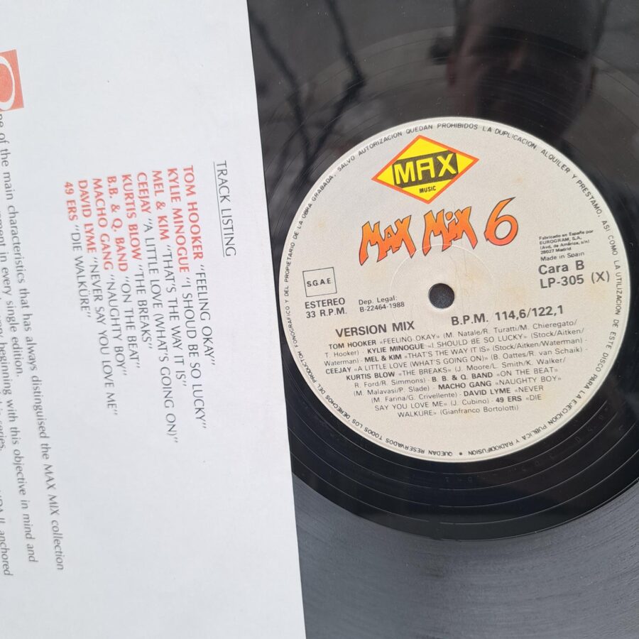Max Mix 6 Disc VINIL LP VG+ (box5)
