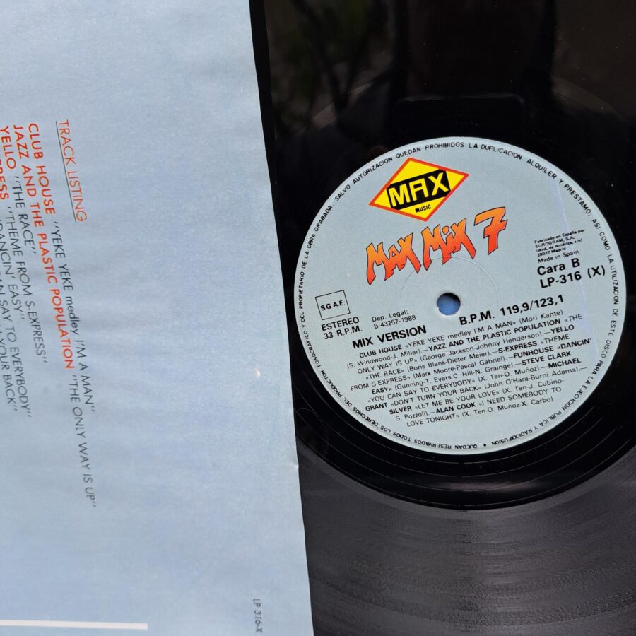 Max Mix 7 Disc VINIL LP VG VG+ (box3)