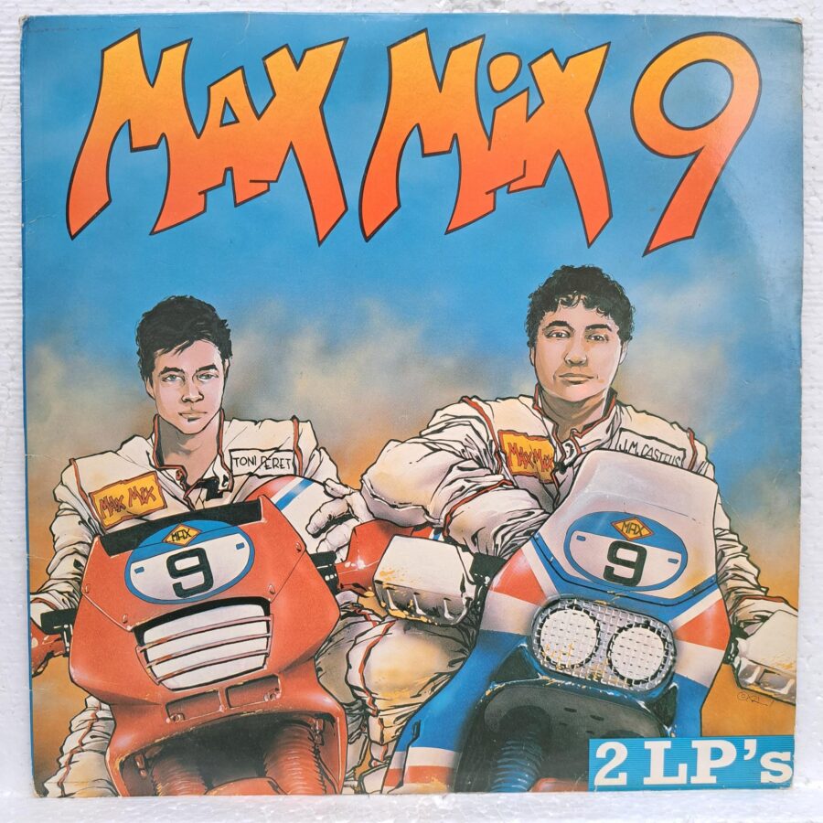 Max Mix 9 Disc VINIL 2LP VG VG+ (box4) Megamix Black Box, Big Fun, Technotronic, Scotty, Regina, Starlight ....