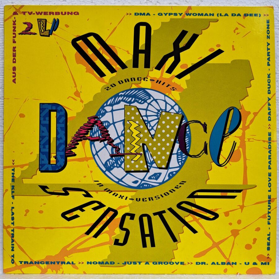 Maxi Dance Sensation 4 Disc VINIL 2LP VG+ The KLF - Dr. Alban - B.G. The Prince Of Rap - Mc Hammen - Candyman - Seal - Desire .... rezervat