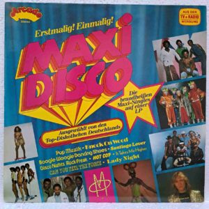 Maxi Disco – Amii Stewart, Ganymed, G.Q., Village People, Claudia Barry – Disc Vinil LP VG VG+ (lotH) - ADE G 71