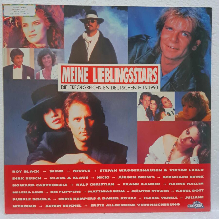 Meine Lieblingsstars – Disc Vinil LP VG VG+ (lotF) - Roy Black, Bernhard Brink, Matthias Reim, Wind , Nicki