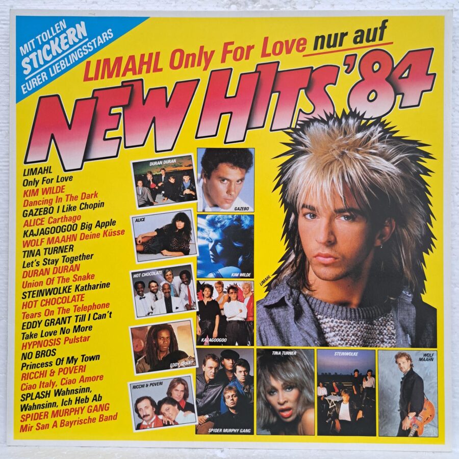 New Hits '84 Disc VINIL LP VG+ (box5) Hot Chocolate, Kim Wilde, Limahl , Gazebo, Tina Turner, Duran Duran, Steinwolke ...