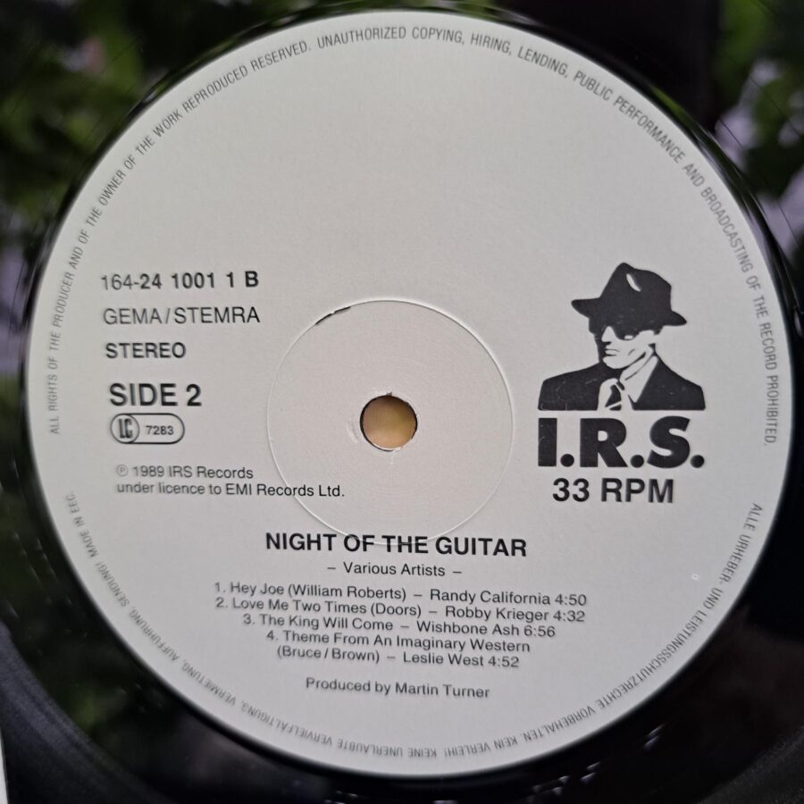 Night Of The Guitar Live! – Disc Vinil 2LP VG+ (lotB) - – Pete Haycock, Steve Hunter, Randy California, Robby Krieger, Ted Turner, Andy Powell, Leslie West, Steve Howe, Alvin Lee
