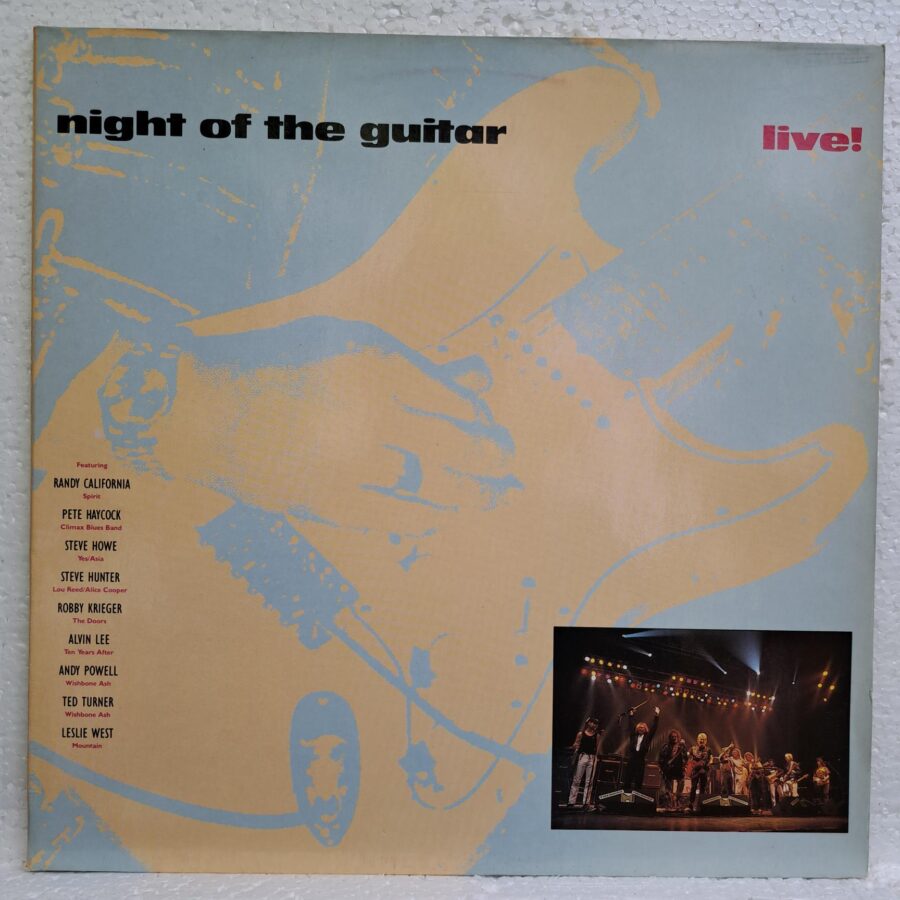 Night Of The Guitar Live! – Disc Vinil 2LP VG+ (lotB) - – Pete Haycock, Steve Hunter, Randy California, Robby Krieger, Ted Turner, Andy Powell, Leslie West, Steve Howe, Alvin Lee