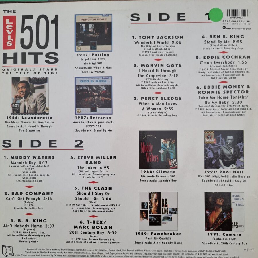 Oldies Soundtrack Levis hituri Disc VINIL LP VG VG+ (box5:3) 4 compilatii