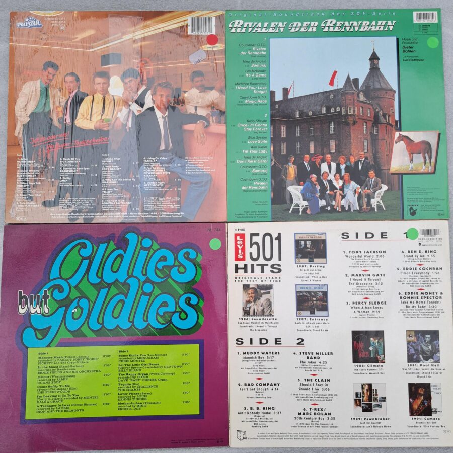 Oldies Soundtrack Levis hituri Disc VINIL LP VG VG+ (box5:3) 4 compilatii