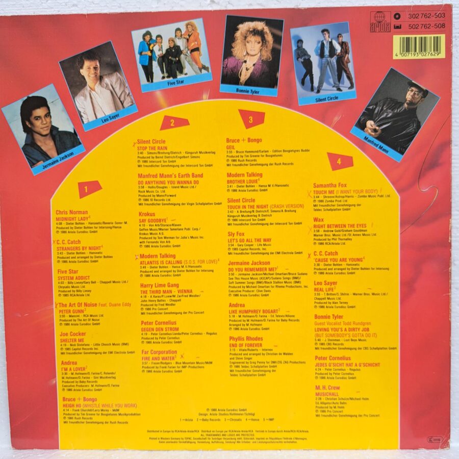 Rock - Pop - Music Hall Disc VINIL 2LP VG+ Chris Norman - C C Catch - Silent Circle - Phyllis Rhodes - Modern Talking - Bruce + Bongo ...
