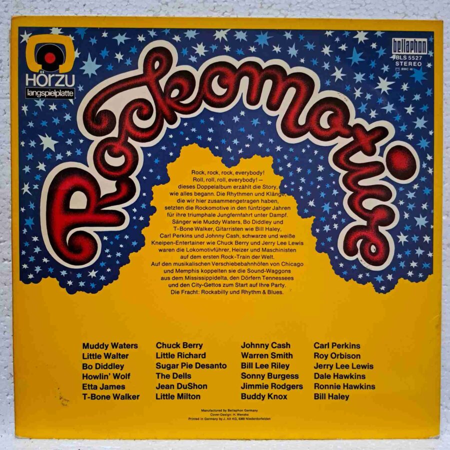 Rockomotive – Johnny Cash, Muddy Waters, Little Richard, Little Milton, Roy Orbison, Bill Haley – Disc Vinil 2LP VG+ (lotI) – BLS 5527