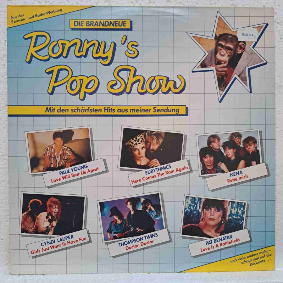 Ronny's Pop Show - Disc Vinil LP VG+ (lotI) - Eurythmics, Van Halen, Nena, Trio, Nik Kershaw,Paul Young