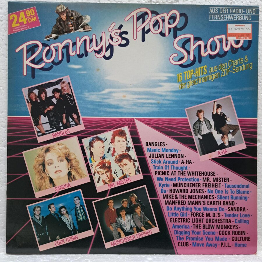 Ronny's Pop Show 7 - Sandra, Electric Light Orchestra, Bangels,  A-ha, Manfred Mann's Earth Band - Disc Vinil LP VG+