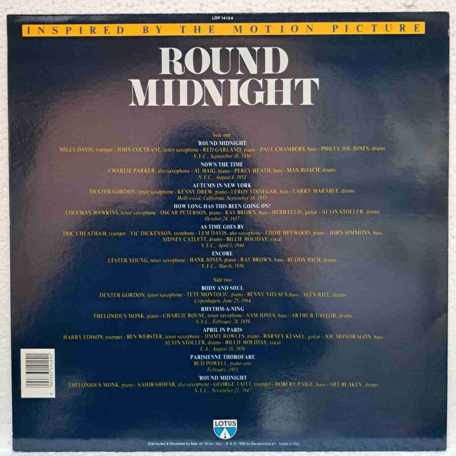 Round Midnight - Disc Vinil LP VG+ (lotM)