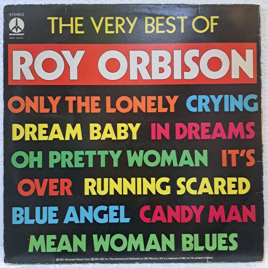 Roy Orbison – The Very Best Of Roy Orbison – Disc Vinil LP VG VG+ (lotC)