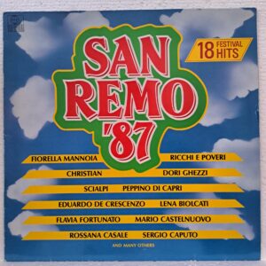 San Remo '87 - 18 Festival-Hits Disc VINIL LP VG VG+ Fiorella Mannoia San Remo '87 - 18 Festival-Hits Disc VINIL LP VG VG+ Fiorella Mannoia, Eduardo De Crescenzo, Peppino Di Capri, Ricchi E Poveri, Sergio Caputo, Ricky Palazzolo ...