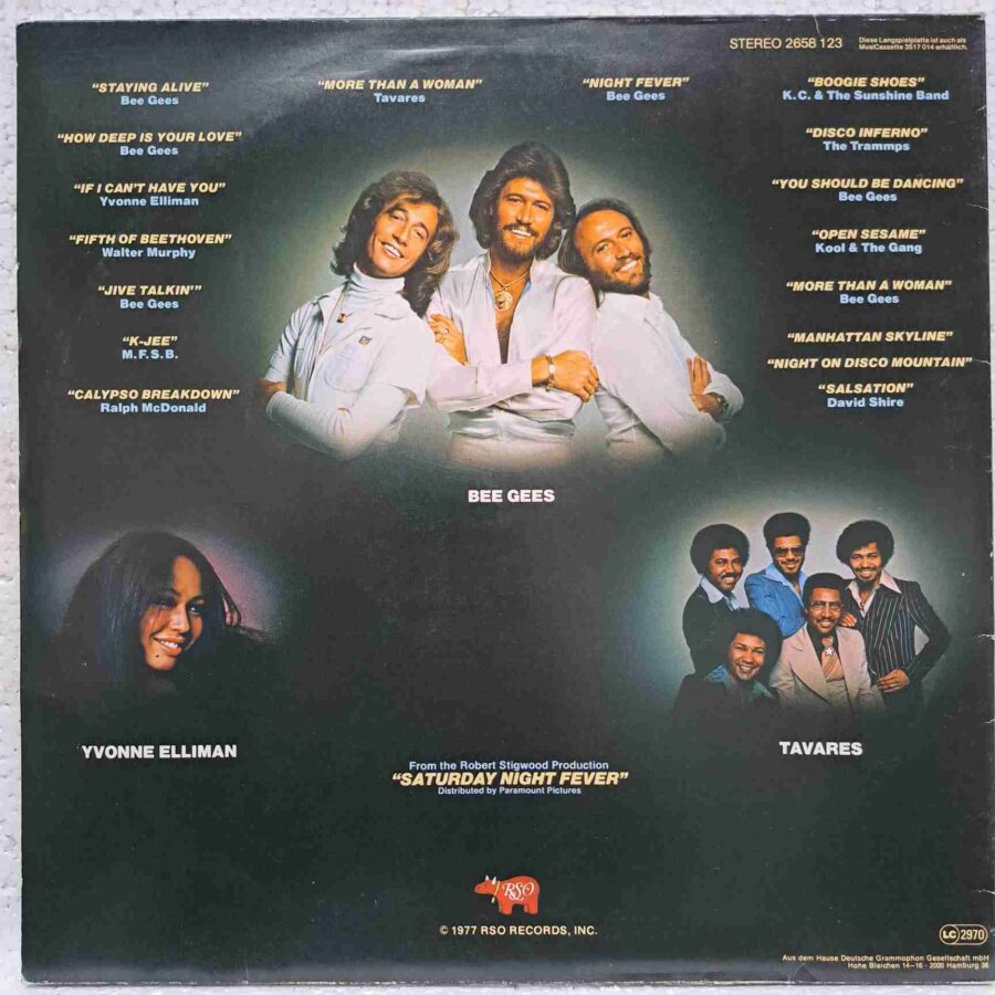 Saturday Night Fever (The Original Movie Sound Track) – Bee Gees,Tavares, David Shire, Bill Oakes – Disc Vinil 2LP VG+ (lotM)