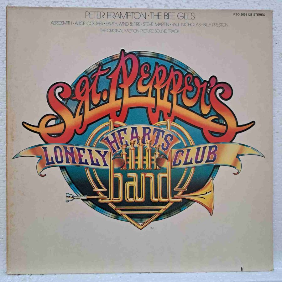 Sgt. Pepper's Lonely Hearts Club Band (1) Sgt. Pepper's Lonely Hearts Club Band - Bee Gees, Earth, Wind & Fire, The Cast , Steve Martin, Aerosmith - Disc VINIL 2LP VG+