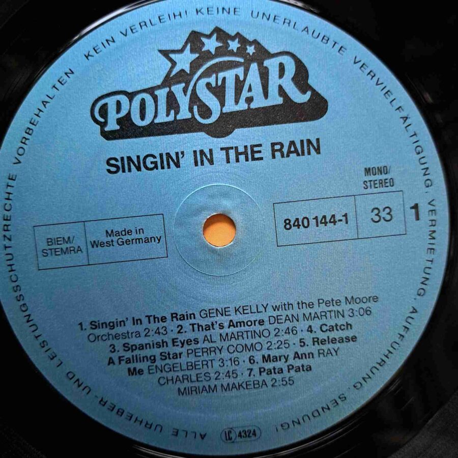 Singin' In The Rain – Dean Martin, Fred Astaire, Fats Domino, Anthony Quinn, Engelbert– Disc Vinil 2LP VG+ (lotI) - 840 143-1