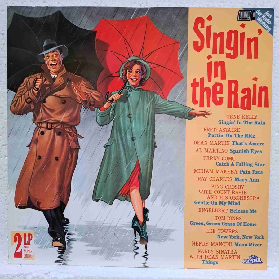 Singin' In The Rain – Dean Martin, Fred Astaire, Fats Domino, Anthony Quinn, Engelbert– Disc Vinil 2LP VG+ (lotI) - 840 143-1