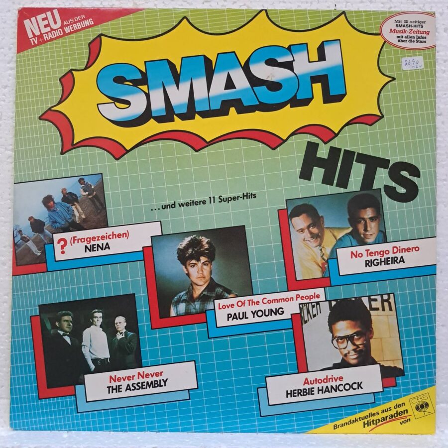 Smash Hits – Disc Vinil LP VG VG+ (lotD) - UB40, Wham!, Gazebo, Billy Joel, Righeira, Righeira