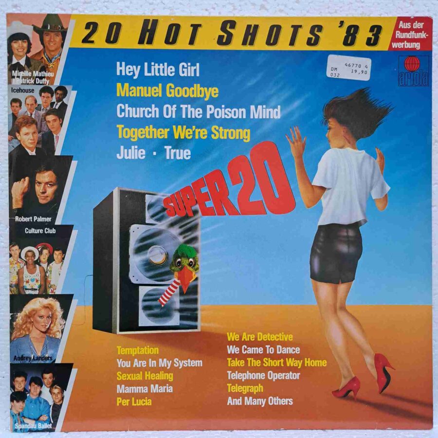 Super 20 - 20 Hot Shots '83 – Ricchi E Poveri, Al Bano & Romina Power, Icehouse, Heaven 17, Precious Wilson – Disc Vinil LP VG VG+ (lotH) - 46 770 4
