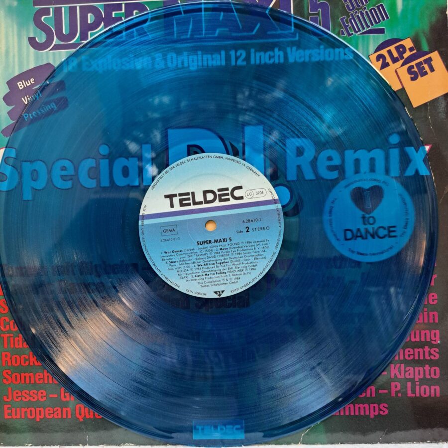 Super Maxi 5 COLORAT TRANSPARENT (Special DJ. Remix) – Disc Vinil 2LP VG (lotD) - Billy Ocean, P. Lion, Fun Fun, Melissa, Ellen Bernfeld, D. Train  rezervat  Cristian pana in data de 09 08, dupa aceasta data daca mai este puteti cumpara !