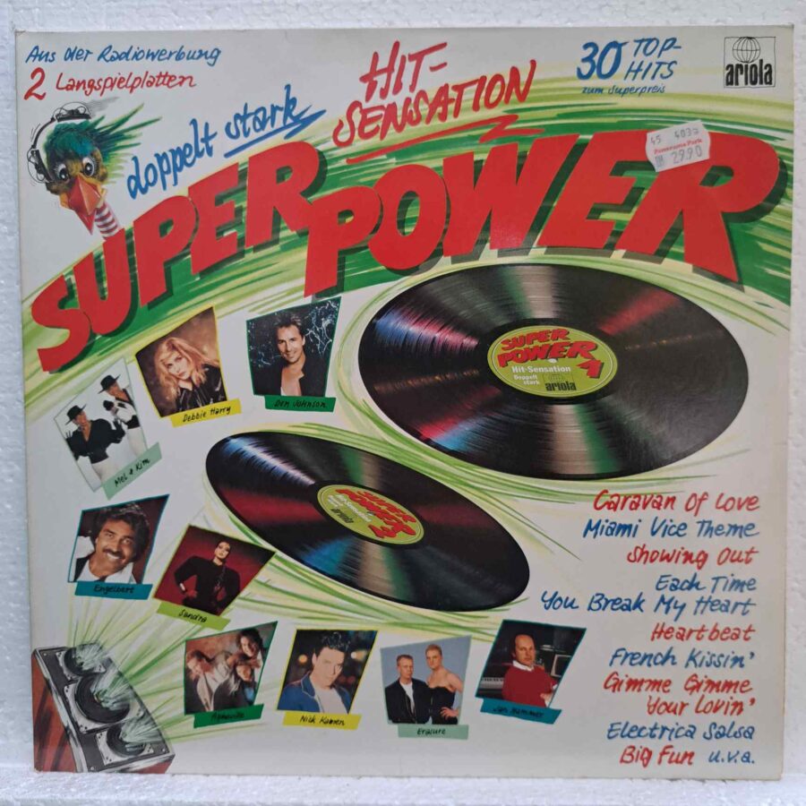 Super Power Hit-Sensation – Disc Vinil 2LP VG+ (lotG) - Bad Boys Blue, Modern Talking, Sandra, Don Johnson, UB 40