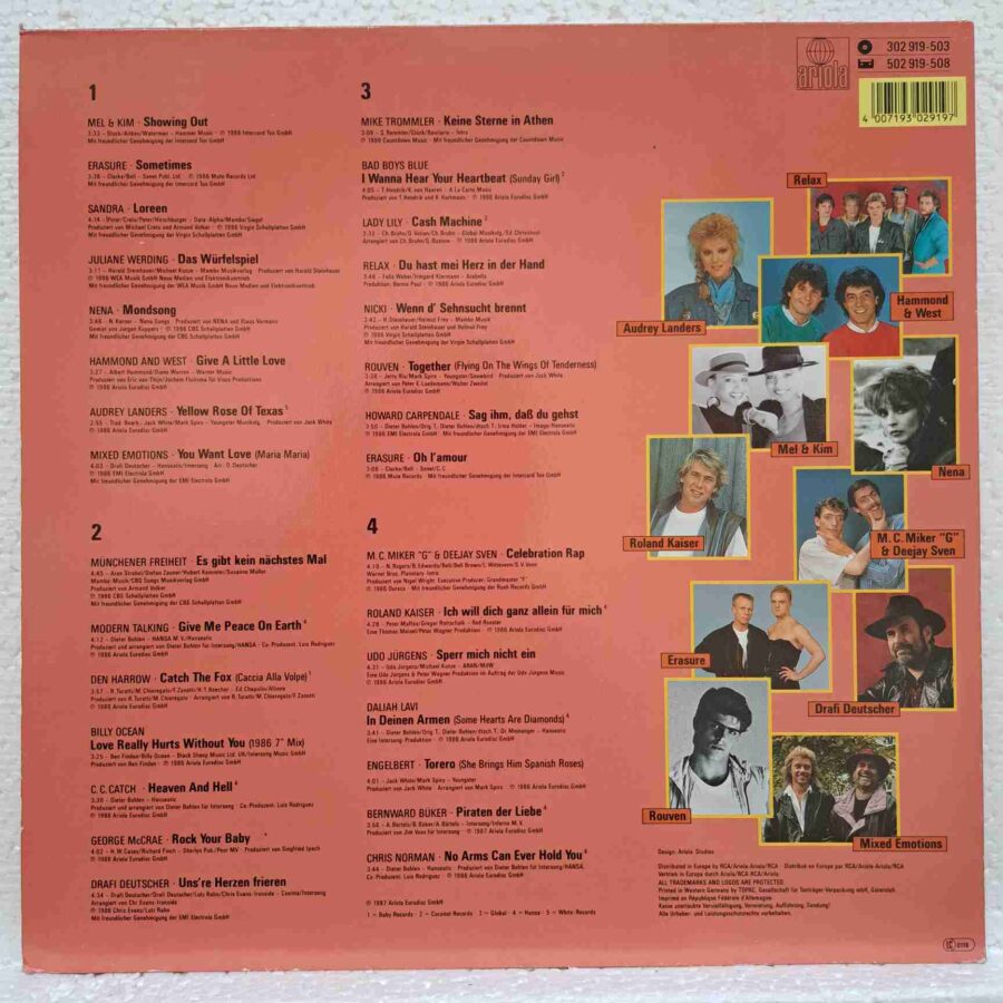 Superhits Extra – Disc Vinil 2LP VG VG+ (lotR) - Bad Boys Blue, Chris Norman, Sandra, Modern Talking, C.C. Catch, Billy Ocean