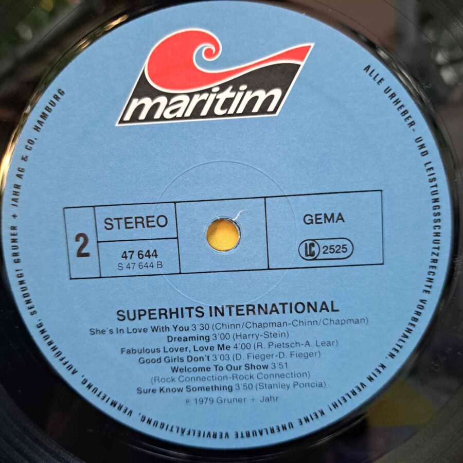 Superhits Internationale – Disc Vinil LP VG VG+ (lotH) - 47 644 NT